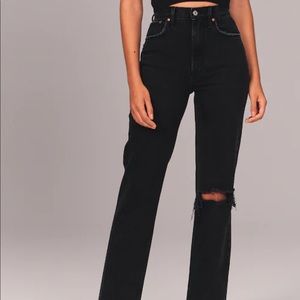 Abercrombie 90s ultra high rise straight Jean